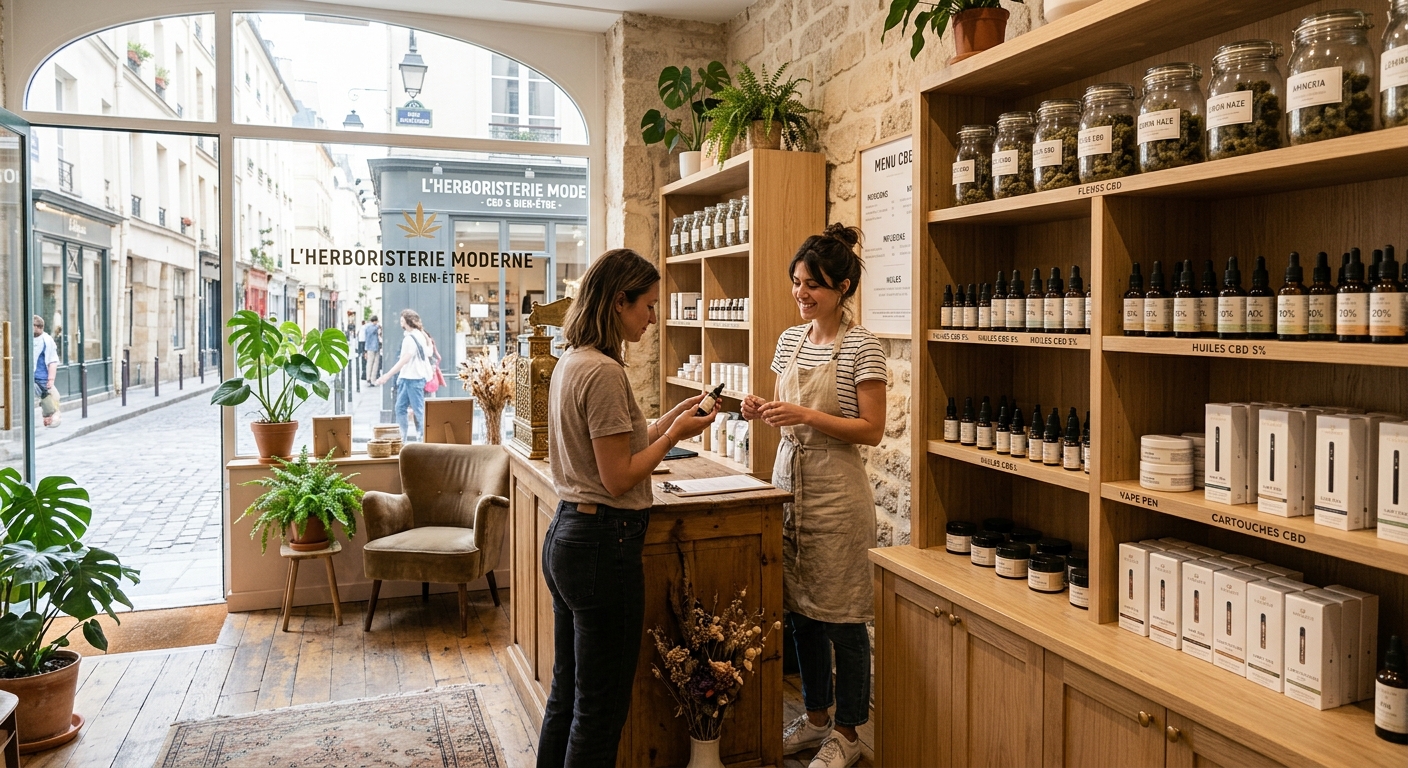 CBD shop in Paris